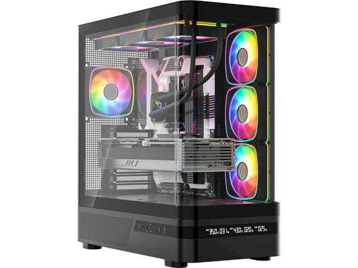 Корпус MODECOM VOLCANO AQ200 ARGB MIDI BLACK (MC-A-AQ200-4FA-B) - зображення 12