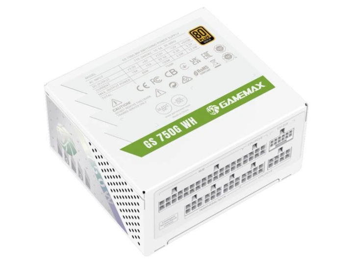 Блок живлення Gamemax GS-750G V25 White - Фото 2 Блок живлення Gamemax GS-750G V25 White - изображение 2
