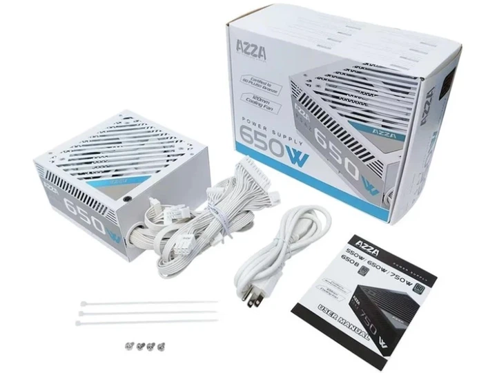 Блок живлення AZZA PSAZ-650B-WHITE - изображение 4