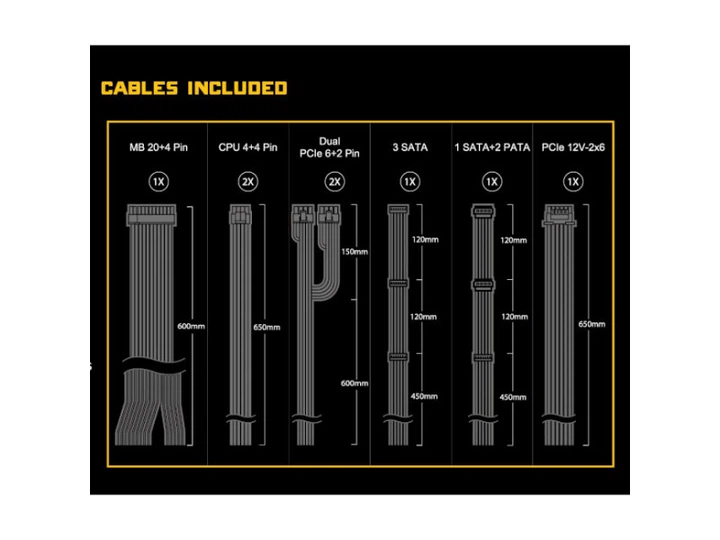 Блок живлення ASRock 850W Challenger (CL-850G) - Фото 6 Блок живлення ASRock 850W Challenger (CL-850G) - изображение 6