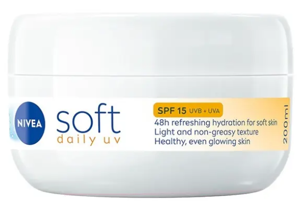 Krem nawilżający do twarzy NIVEA Soft SPF15 100 ml (9005800388267) - Zdjęcie 2 Krem nawilżający do twarzy NIVEA Soft SPF15 100 ml (9005800388267) - obraz 2