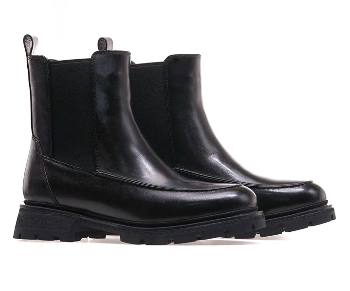 Челсі жіночі Anemone PY6369M-653A/BLACK LTHR 37 Чорний - изображение 2