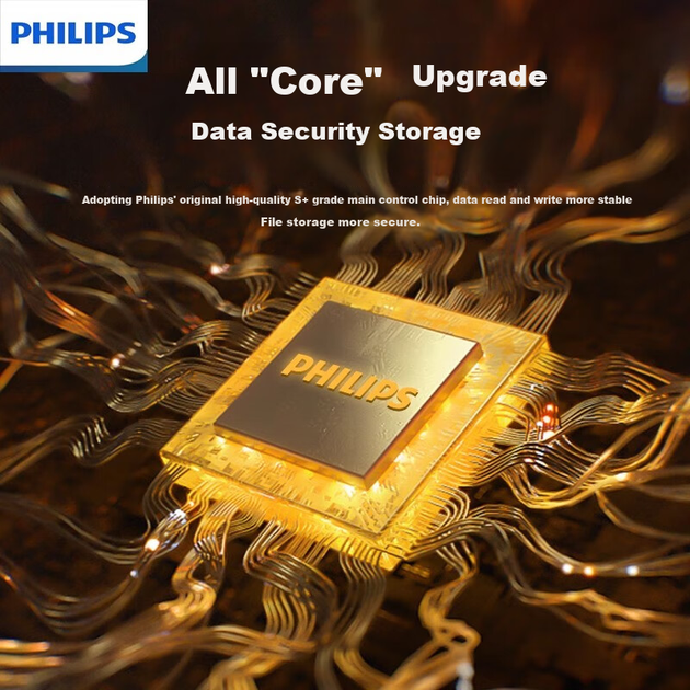 Флеш-накопичувач PHILIPS 64 ГБ типу C USB 3.2 з двома інтерфейсами для телефону, високошвидкісний USB-накопичувач 61UT-F з двома головками, сумісний з Android, Apple та ноутбуками - Фото 9 Флеш-накопичувач PHILIPS 64 ГБ типу C USB 3.2 з двома інтерфейсами для телефону, високошвидкісний USB-накопичувач 61UT-F з двома головками, сумісний з Android, Apple та ноутбуками - изображение 9