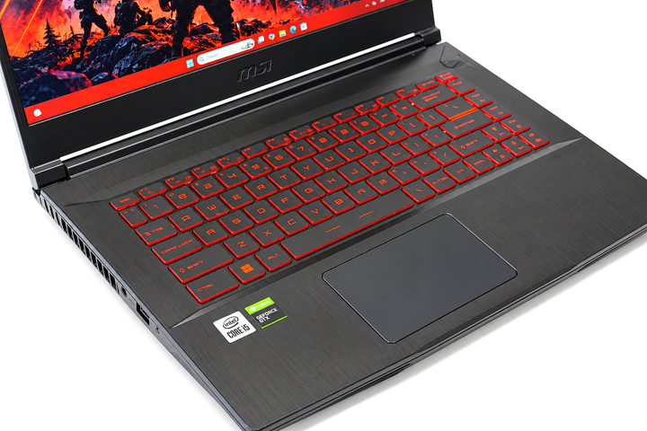 Ноутбук MSI GF63 Thin 10SC Core i5-10500H GTX 1650 Max-Q 4GB 16GB DDR4 SSD+HDD 15.6" FHD Чорний Б/У - зображення 5