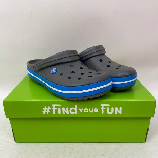 Крокси Crocband Charcoal/Ocean, розмір 42 - изображение 8