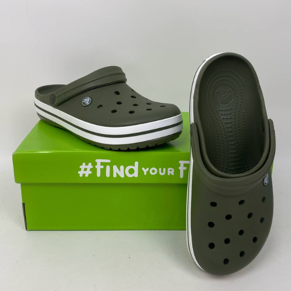 Крокси Crocband Army Green, розмір 45 - Фото 8 Крокси Crocband Army Green, розмір 45 - зображення 8