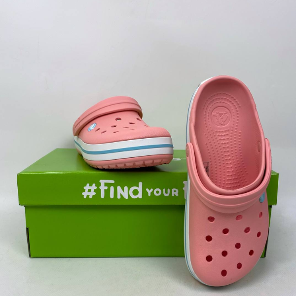 Крокси Crocband Melon Ice/Blue, розмір 39 - Фото 7 Крокси Crocband Melon Ice/Blue, розмір 39 - зображення 7