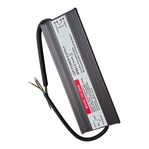 Блок живлення для LED ламп 200W 24V DC IP68 для ландшафтного освітлення (VAV-200-W) - зображення 5