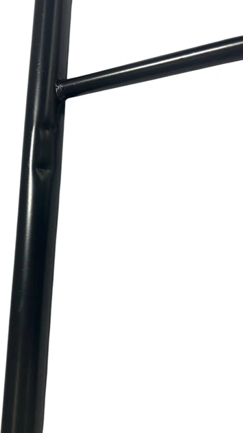 Wieszak na ubrania ModernHome by Multistore stojący 8 haczyków metal 175 cm czarny (VKY-6084) (955555915722332) - Outlet - obraz 4