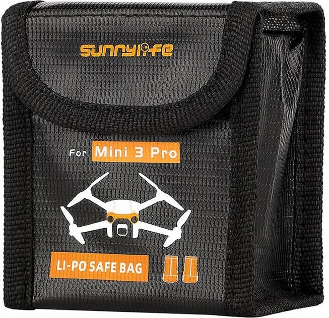 Torba ochronna Li-Po SunnyLife do przechowywania dwóch akumulatorów dla DJI Mini 3 Pro (MM3-DC385) - Zdjęcie 1 Torba ochronna Li-Po SunnyLife do przechowywania dwóch akumulatorów dla DJI Mini 3 Pro (MM3-DC385) - obraz 1