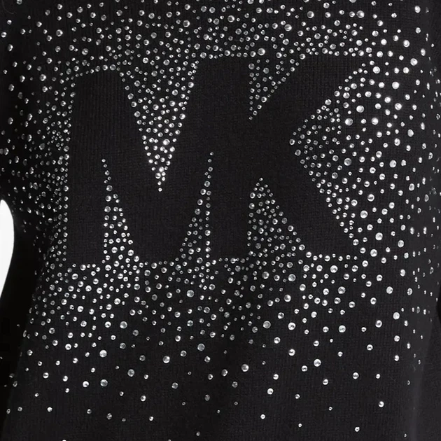 Джемпер женский Michael Kors 618600893 XL Черный (1163132180) - Фото 3 Джемпер женский Michael Kors 618600893 XL Черный (1163132180) - изображение 3
