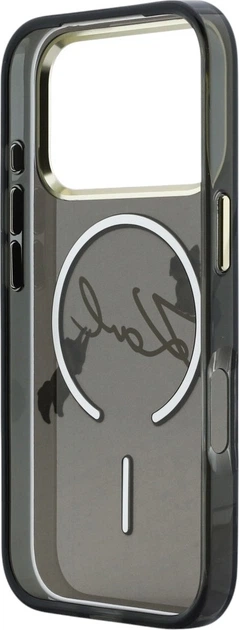 Etui na smartfon Apple iPhone 18 Pro Max/17 Pro Max Karl Lagerfeld Script Logo MagSafe Black (KLHMP18X5HKSCAK) - obraz 7