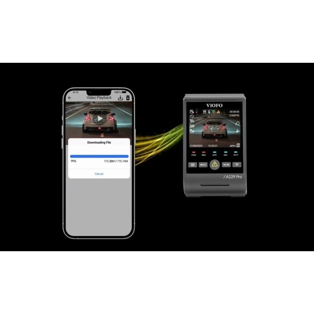 Відеореєстратор Viofo A229 PRO 1CH-G GPS (6972147073282) - Фото 4 Відеореєстратор Viofo A229 PRO 1CH-G GPS (6972147073282) - зображення 4