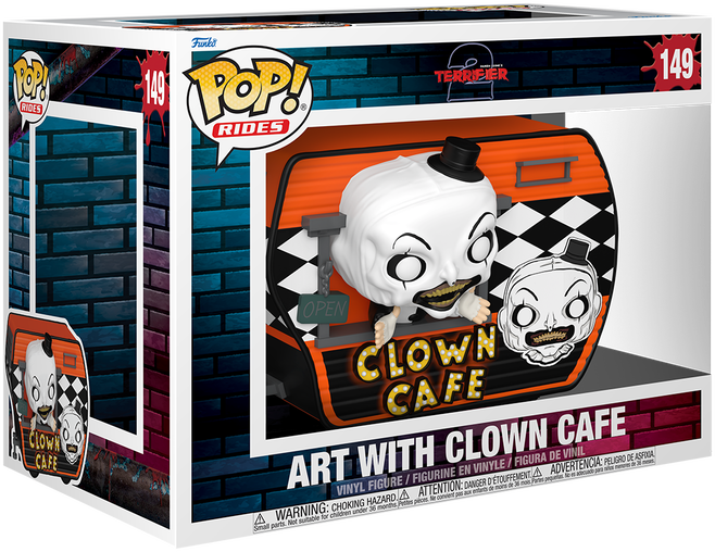 Figurka Funko Pop! Rides Deluxe Art with Clown Cafe (889698934015) - Zdjęcie 1 Figurka Funko Pop! Rides Deluxe Art with Clown Cafe (889698934015) - obraz 1