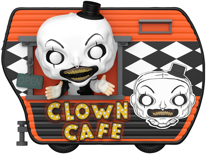 Figurka Funko Pop! Rides Deluxe Art with Clown Cafe (889698934015) - Zdjęcie 2 Figurka Funko Pop! Rides Deluxe Art with Clown Cafe (889698934015) - obraz 2