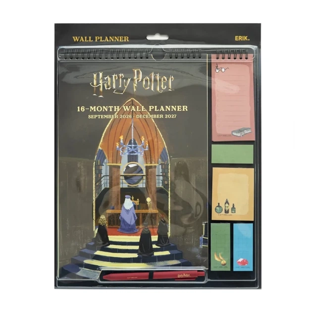 Календарь настенный Harry Potter 2026/2027 30x34 см (CPF2602) - Фото 8 Календарь настенный Harry Potter 2026/2027 30x34 см (CPF2602) - изображение 8