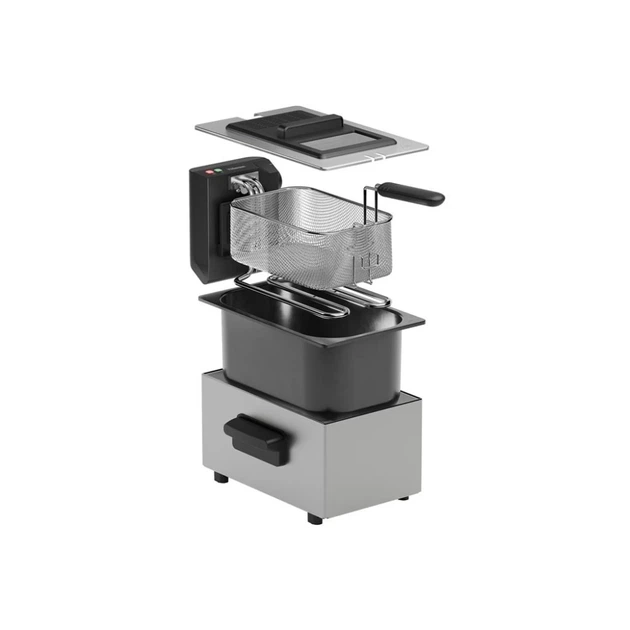 Фритюрница Tristar FR-9338 3 л 2000 Вт Stainless Steel/Black (8712836996663) - изображение 5