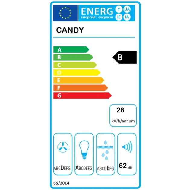 Вытяжка Candy CBT625/2X телескопическая 60 см 332 м³/ч LED Stainless Steel (8016361970939) - изображение 3