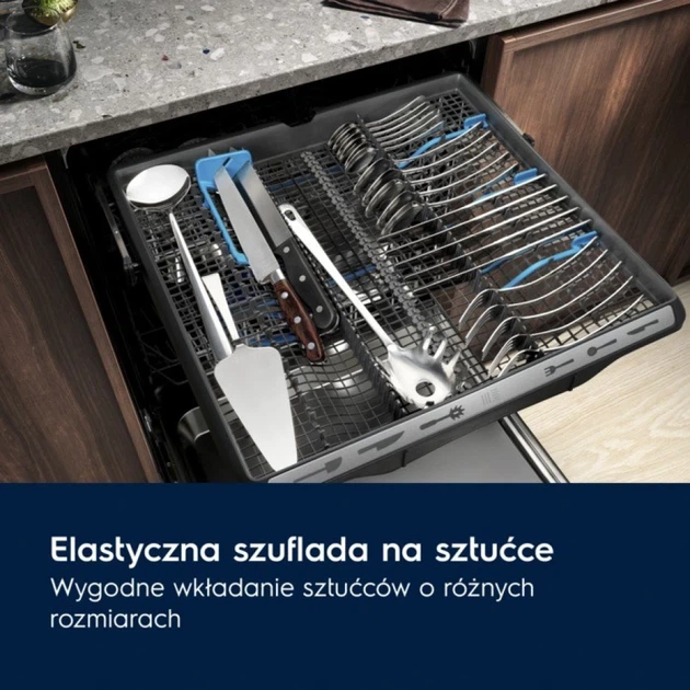 Посудомоечная машина встраиваемая Electrolux 45 см EEM43200L класс C 10 комплектов AirDry термообмен (7332543732074) - изображение 14