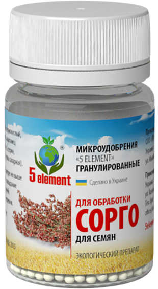Микроудобрение 5 Element Семена Сорго 0,025 кг (С0009) - Фото 1 Микроудобрение 5 Element Семена Сорго 0,025 кг (С0009) - зображення 1