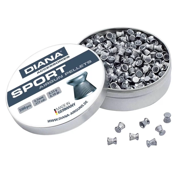 Пули Diana Sport 4,5 мм 500 шт (4250892704104) - изображение 3