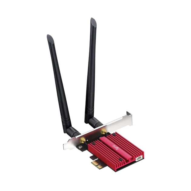 Мережевий адаптер CUDY WE9300 BE9300 Wi-Fi 7 Bluetooth (6971690793548) - зображення 2