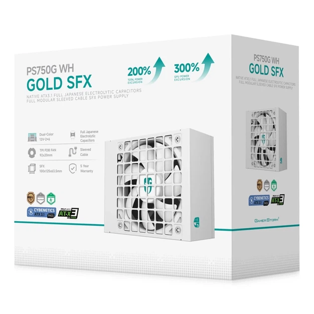 Блок питания Deepcool PS750G-FE White (6933412755111) - Фото 6 Блок питания Deepcool PS750G-FE White (6933412755111) - изображение 6