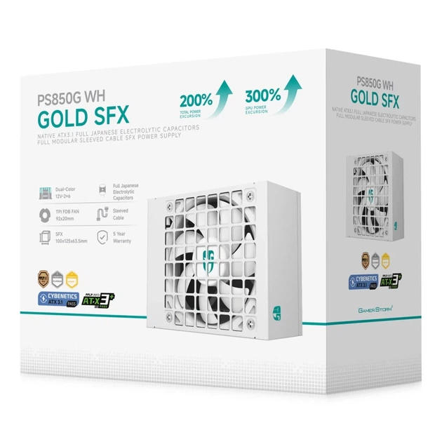 Блок питания Deepcool PS850G-FE White (6933412755272) - изображение 6
