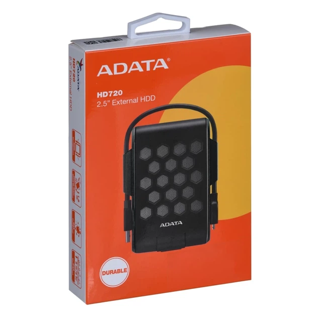 Зовнішній жорсткий диск Adata HD720 2TB USB 3.2 Black (2000000871318) - зображення 2