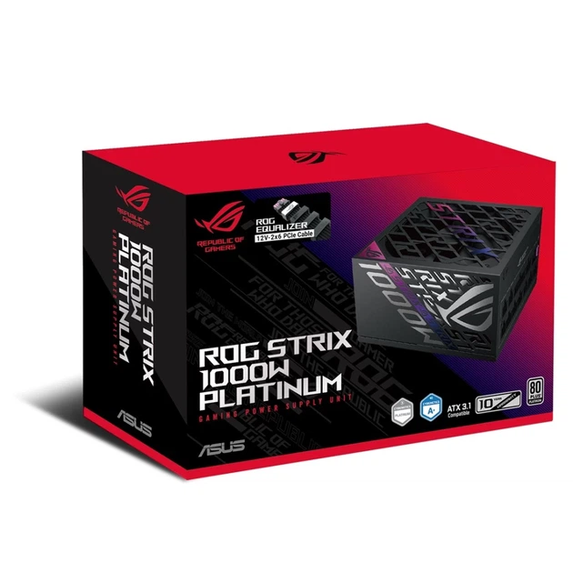 Блок питания Asus ROG Equalizer ROG-STRIX-1000P-GAMING-E 1000 Вт с кабелем (4711636451253) - Фото 11 Блок питания Asus ROG Equalizer ROG-STRIX-1000P-GAMING-E 1000 Вт с кабелем (4711636451253) - изображение 11