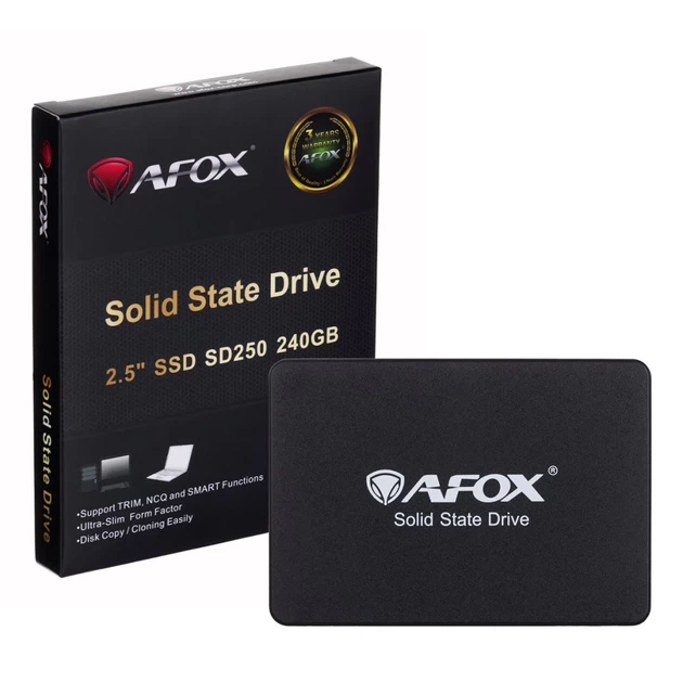 SSD-накопитель AFOX SD250 240 ГБ 2.5" SATA III TLC (4897033781817) - изображение 2