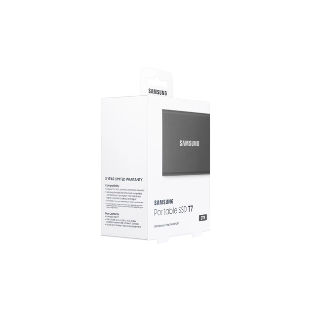 Портативний Samsung SSD T7 2000 GB USB 3.2 Gray (8806090312380) - зображення 5
