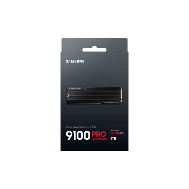 SSD Samsung 9100 PRO With Heatsink M.2 2280 1000 ГБ PCIe 5.0 NVMe чтение 14800 MB/s (8806095811673) - Фото 9 SSD Samsung 9100 PRO With Heatsink M.2 2280 1000 ГБ PCIe 5.0 NVMe чтение 14800 MB/s (8806095811673) - изображение 9
