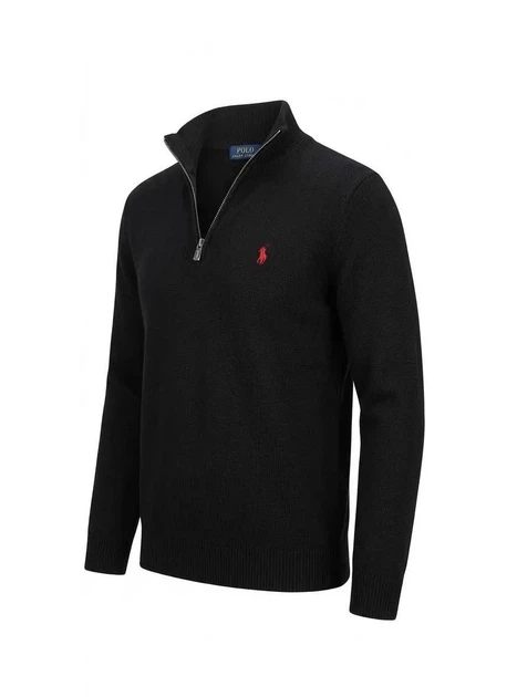 Свитер мужской POLO RALPH LAUREN Men's Classic Cotton Half Zip Sweater E221BL L - Фото 2 Свитер мужской POLO RALPH LAUREN Men's Classic Cotton Half Zip Sweater E221BL L - зображення 2