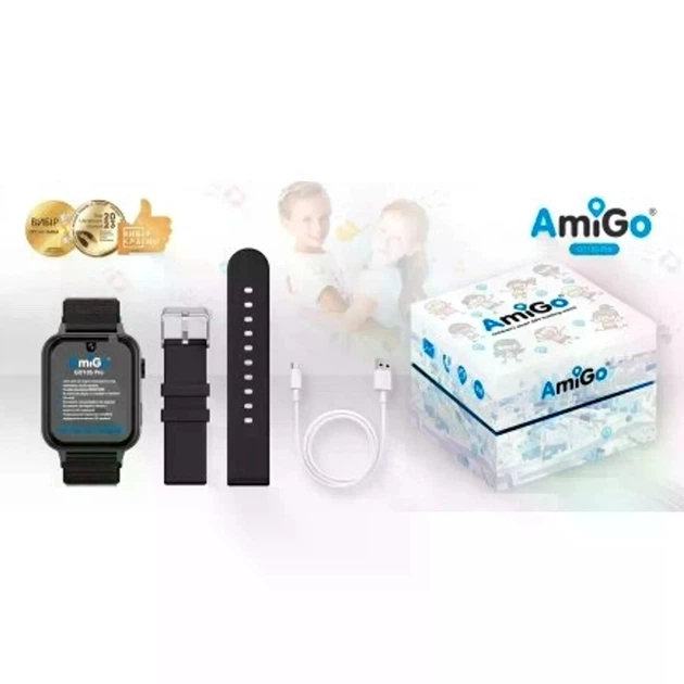Дитячий смарт-годинник AmiGo GO10S Pro WIFI Black - зображення 5