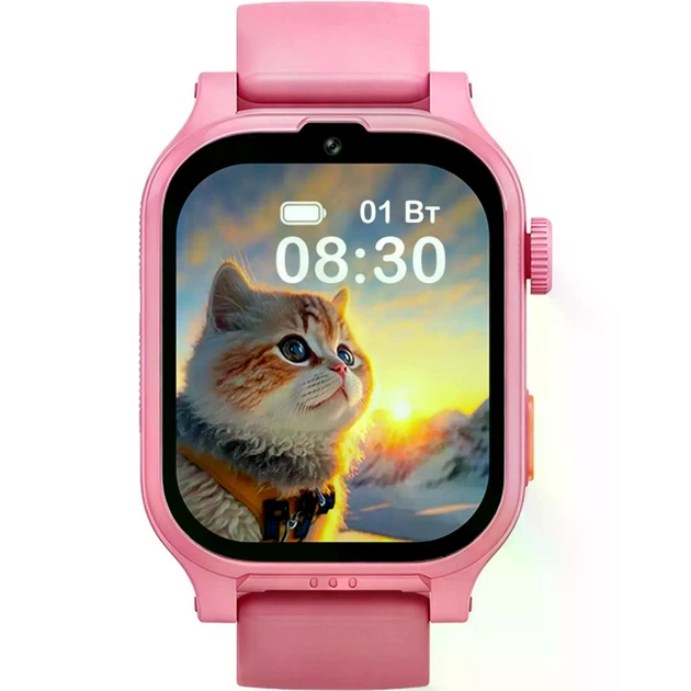 Детские смарт часы AmiGo GO810 ULTRA 4G GPS Pink - изображение 2