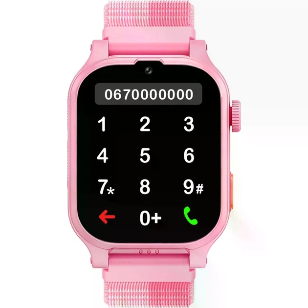 Детские смарт часы AmiGo GO810 ULTRA 4G GPS Pink - изображение 6