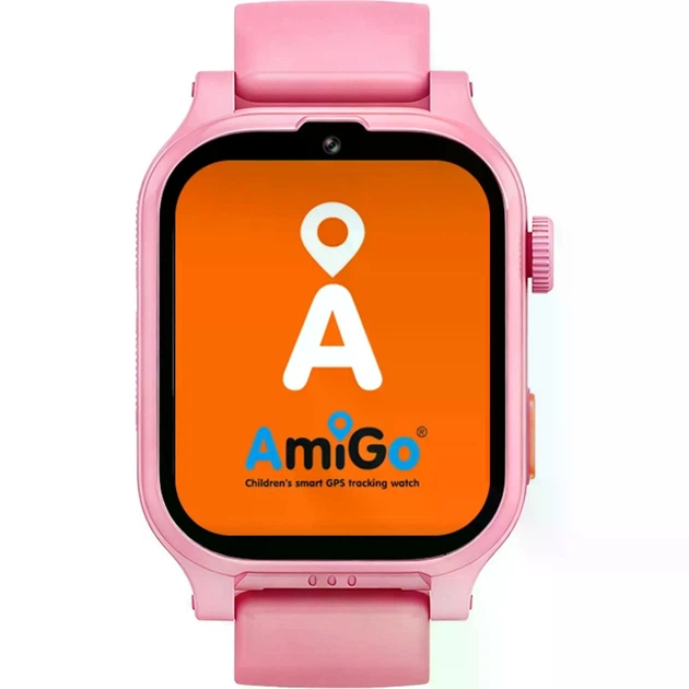 Детские смарт часы AmiGo GO810 ULTRA 4G GPS Pink - изображение 7