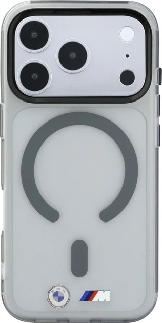Etui na smartfon Apple iPhone 18 Pro Max/17 Pro Max BMW M IML Frosted Metal Logo & Trims MagSafe Anthracite (BMHMP18X26HTFMILA) - obraz 2