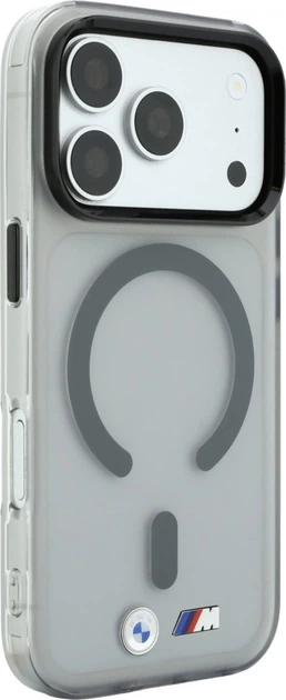 Etui na smartfon Apple iPhone 18 Pro Max/17 Pro Max BMW M IML Frosted Metal Logo & Trims MagSafe Anthracite (BMHMP18X26HTFMILA) - obraz 4