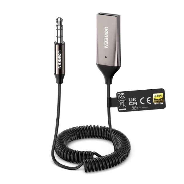 Bluetooth-ресивер Ugreen CM309 silver - Фото 1 Bluetooth-ресивер Ugreen CM309 silver - изображение 1
