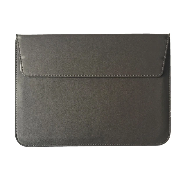Чохол-конверт-подставка LEATHER PU для MacBook 15.4/16" Grey - Фото 1 Чохол-конверт-подставка LEATHER PU для MacBook 15.4/16" Grey - изображение 1