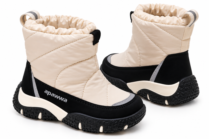 Дитячі зимові дутики Apawwa ABD0166R Beige Apawwa бежевий 26 (6056) - Фото 2 Дитячі зимові дутики Apawwa ABD0166R Beige Apawwa бежевий 26 (6056) - зображення 2