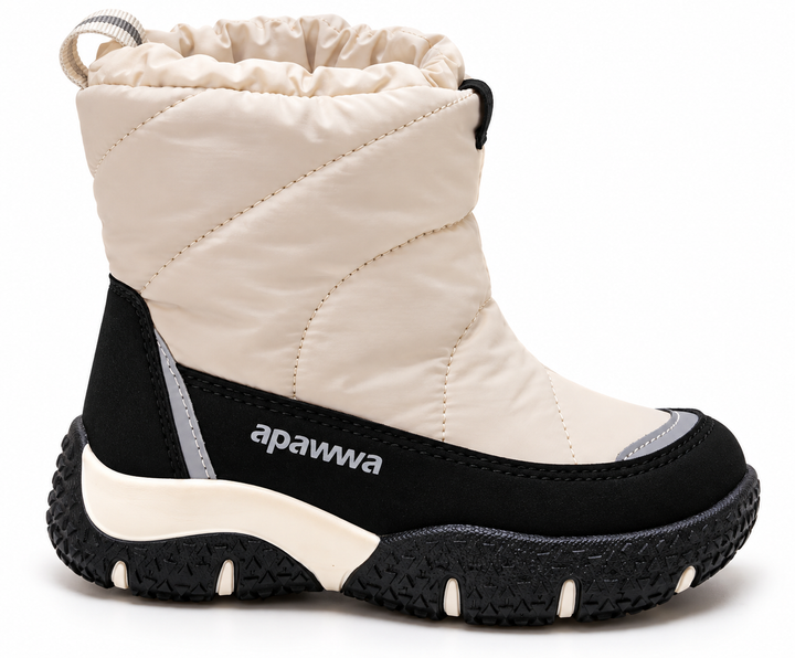Дитячі зимові дутики Apawwa ABD0166R Beige Apawwa бежевий 26 (6056) - Фото 3 Дитячі зимові дутики Apawwa ABD0166R Beige Apawwa бежевий 26 (6056) - зображення 3