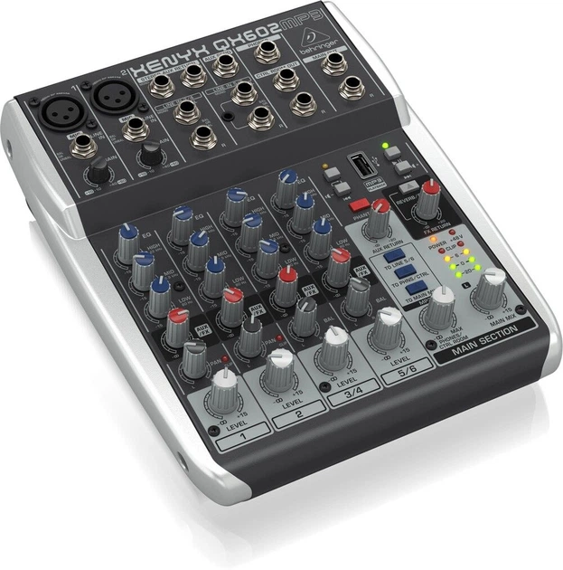 Микшерный пульт с USB MP3 BEHRINGER XENYX QX602MP3 - Фото 2 Микшерный пульт с USB MP3 BEHRINGER XENYX QX602MP3 - изображение 2
