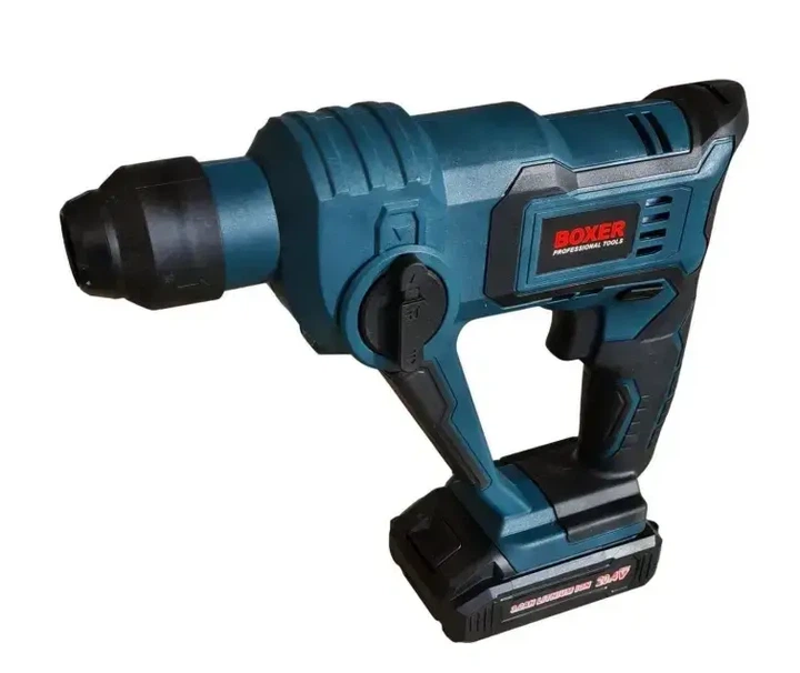 Перфоратор аккумуляторный BOXER FT-004 SDS-plus 20,4 В 3 А·ч ударный 5000 уд/мин 1 Дж 2 АКБ для бетона и кирпича - изображение 5