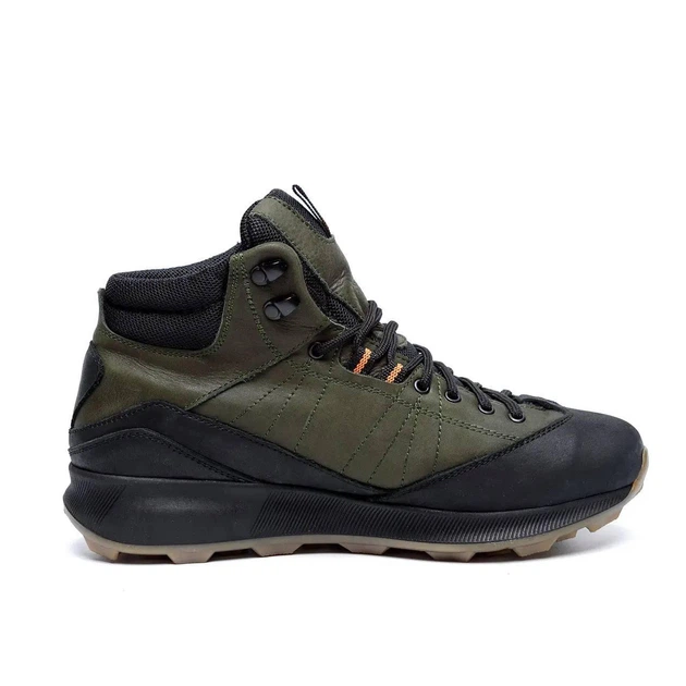 Зимові шкіряні кросівки, спортивні черевики Merrell Intercept Green Olive 40 - зображення 8