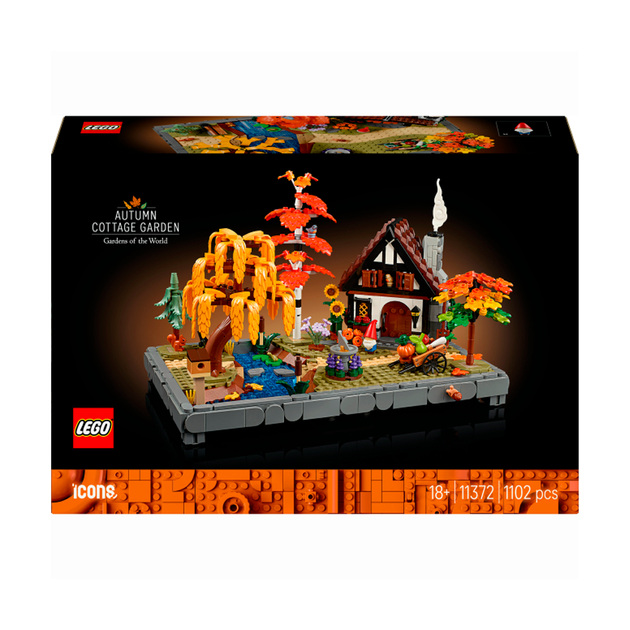 Конструктор LEGO Icons Осінній котеджний сад 1102 деталі (11372) - зображення 2