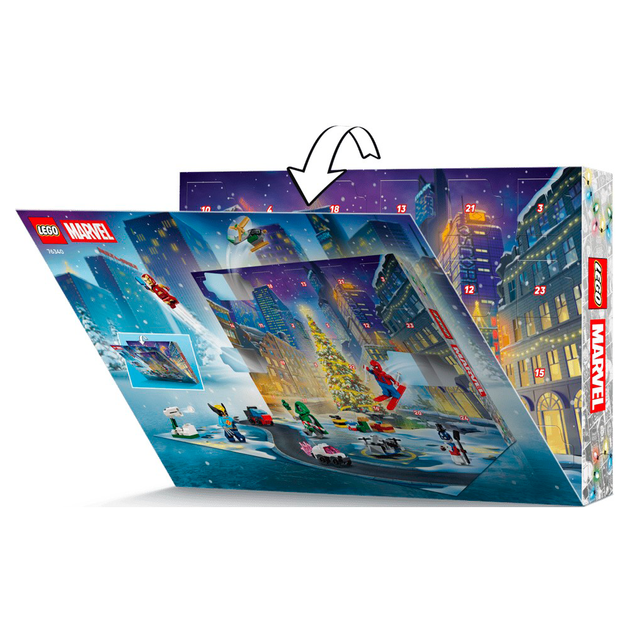 Конструктор LEGO Marvel Адвент-календарь 2026 317 деталей (76340) - Фото 5 Конструктор LEGO Marvel Адвент-календарь 2026 317 деталей (76340) - изображение 5