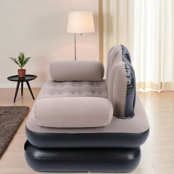 Раскладной надувной диван-кровать 86х89х64см, 178х64см Beige - изображение 4